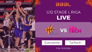 Ezerzeme-Rezekne 2013 vs  Taltech BS 2013 | BBBL Boys U12