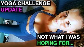 YOGA CHALLENGE UPDATE | VLOG