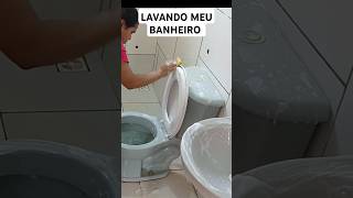 LAVANDO MEU BANHEIRO #faxinacompleta #faxinapensada #limpeza #faxinas #faxina #faxineiro #youtube