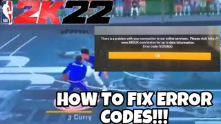 HOW TO FIX NBA 2K23 ERROR CODES AND CONNECTION ISSUES! *BEST WORKING METHODS!