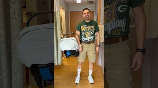 Dogs get dad ready to bring a baby home!