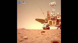 Amazing video of China rover zhurong driving in the surface of mars