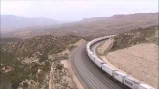 BNSF Trains on the Cajon Pass Summit