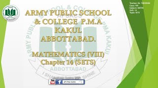 GRADE VIII  Week 6 MATHEMATICS SETS