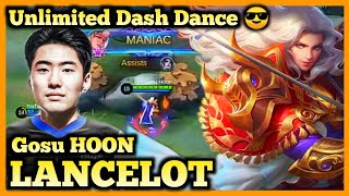 GOSU HOON LANCELOT BEST BUILD 2020, TOP GLOBAL LANCELOT, MOBILE LEGENDS, HYPER CARRY GAMEPLAY, MLBB