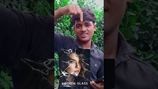 Broken glass portrait ideas 🤯🥵 | Artistrajk  #shorts #youtubeshorts