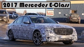 2017 Mercedes E-Class, spied testing and get a new design details