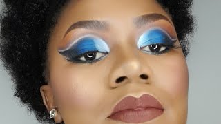 DOUBLE CUT CREASE TUTORIAL FOR BEGINNERS USING THE JAMES CHARLES PALETTE|MAKEUP-BEAUTY HACKS