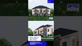 Affordable 2 Bedroom Apartment House Plan in Nigeria. #housedesign #property #housedesignarchitect