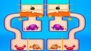 Help The Fish Game Pull Pin Puzzle | Minigame Fishgame Minifish |