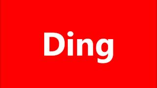 Cartoon Ding Sound Effect