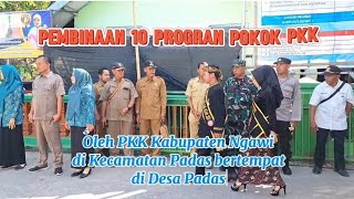 Pembinaan 10 Program Pokok PKK di Kecamatan Padas