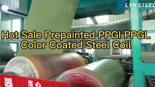 Hot Sale Prepainted PPGI PPGL Color Coated Steel Coil