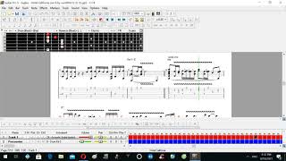 Hotel California - Fingerstyle Guitar and Drum Tab