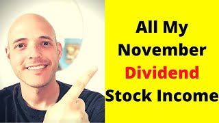 November Dividend Stock Income | All Of MY Dividend Income and Other Income!!