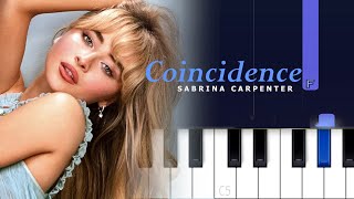 Sabrina Carpenter - Coincidence  | Piano Tutorial