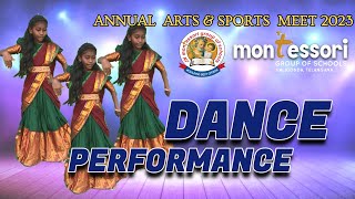 Arts and Sports Meet 2023 | Danc  Competition | Montessori High School | Valigonda