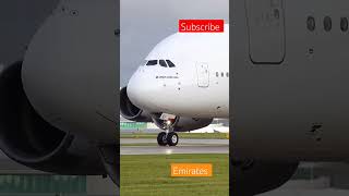 Amazing Airbus A380 Emirates take off #explore #emirates #dubai #world #youtubeshorts #best #huge