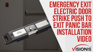 Emergency Exit Electric Strike for Push to Exit - VIS-EL106 (Product Discontinued as of March 2020)