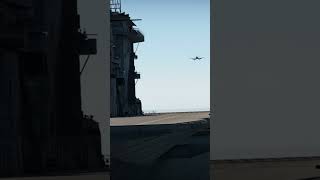 LANDING ON AIRCRAFT CARRIER IN SIMULATOR WAR THUNDER