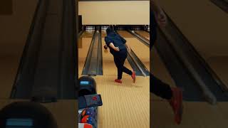 Satisfying strike on sport shot #bowling #bowler #bowlingspeed #leftybowler