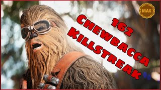 Star Wars battlefront 2: 162 Chewbacca killstreak on ( Yavin 4 supremacy)