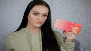 Fresh Peach Spring Makeup Tutorial | Alyssa Edmunds