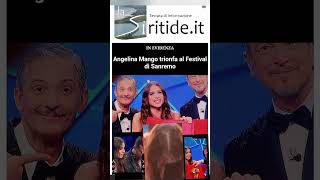 vittoria di Angelina Mango al festival di Sanremo #angelinamango