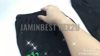 Sport Gaya T-shirt Pants Set Baju Seluar Black Exercise Kids Clothes Short Pants Hadiah Gift(3-11y)