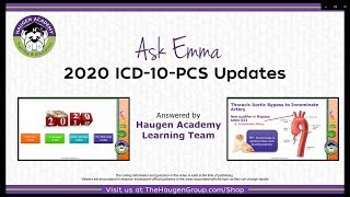 HCGTV: Medical Coding Tips - 2020 ICD-10-PCS Updates