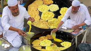 Muslim Uncle Selling 1000 Eggs Malpua Daily | NON STOP ALMOND EGG MALPUA | Ramadan Street Food