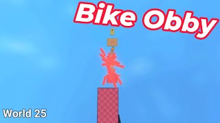 Obby But You're on a Bike (World 25) [Roblox]