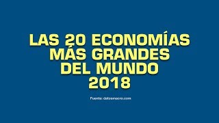 LAS 20 ECONOMÍAS MÁS GRANDES DEL MUNDO - 2018