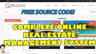 Complete Online Real Estate Management System in PHP MySQL | Free Source Code Download