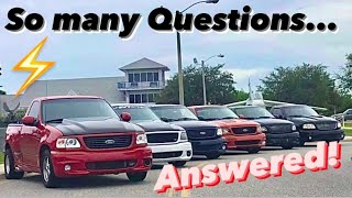 Top 10 Most Frequently Asked Questions - Ford SVT Lightning / Harley Davidson F150 Truck FAQ!