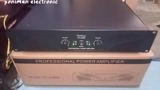 Tes dan Review Power Ampli FRISTCLASS FCA-2200 , Mantap x suaranya