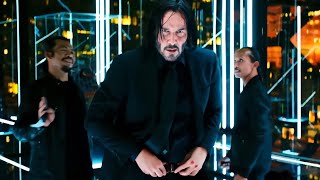 John Wick vs Zero Students/Shinobi Assassin Fight Scene | 60 FPS | John Wick Chapter 3- Parabellum