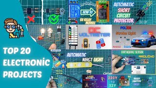 20 удивительных электронных проектов дома 💡 || Идеи для своими руками✔️ #arduino #electronic #circui