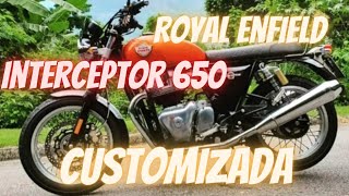 #royalenfield  #interceptor650  customizda linda e exclusiva !