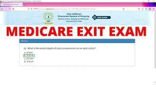 Medicare exit exam question