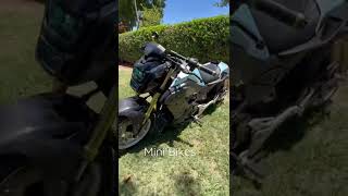 Mini bikes showed at fusion auto show July 22, California 🇺🇸