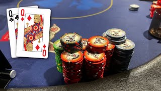 How To Perfectly Play Pocket Queens -  Kyle Fischl Poker Vlog Ep 166