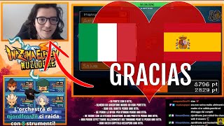 Cuando uno streamer de inazuma español hace un raid a uno streamer de inazuma italiano