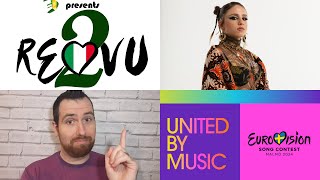 #REVU2​​ Eurovision Ireland reacts to Italy 2024 - Angelina Mango - La Noia