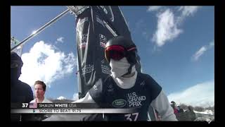 Shaun White Best Run, Run 3 World Cup Aspen 2021 Snowboard Halfpipe contest