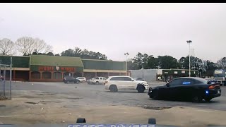 Georgia State Patrol Pursuit of Wanted Felon in Stolen Jeep || Multiple PITs