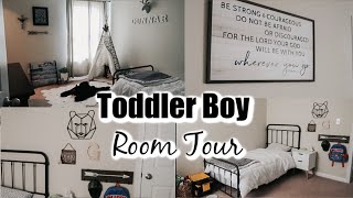 TODDLER BOY ROOM TOUR // OUTDOOR THEME //Mama Approved