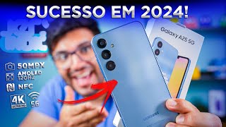 CHEGOU! Galaxy A25 5G 256GB! Grava em 4k e custa o mesmo que Redmi Note 13! Unboxing e testes