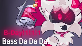 Bass Da Da Da meme-B-Day special!-oc-AquaFoxxy