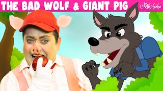 The Bad Wolf and the Giant Pig  + Three Little Pigs | Bedtime Stories for Kids | Live Action